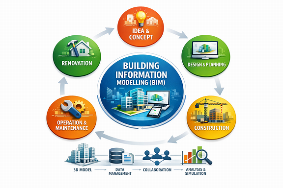 Building Information Modelling – digitales 3D-Gebäudemodell
