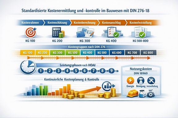 Kostenermittlung und Kostenkontrolle nach DIN 276