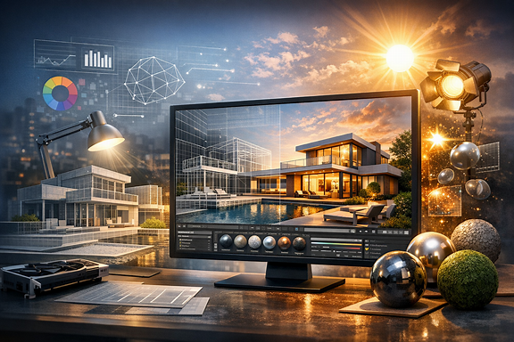 Rendering und Visualisierung aus dem 3D-Modell