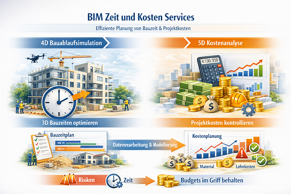 BIM Zeit und Kosten im Modell